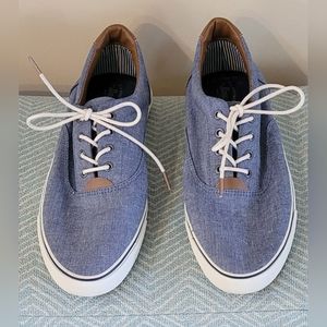 G.H. Bass & Co. Sneakers.  Size 11M. Soft Blue Denim